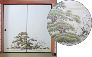 ふすま模様サンプル