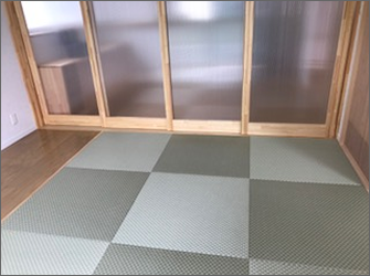 市松グリーン表